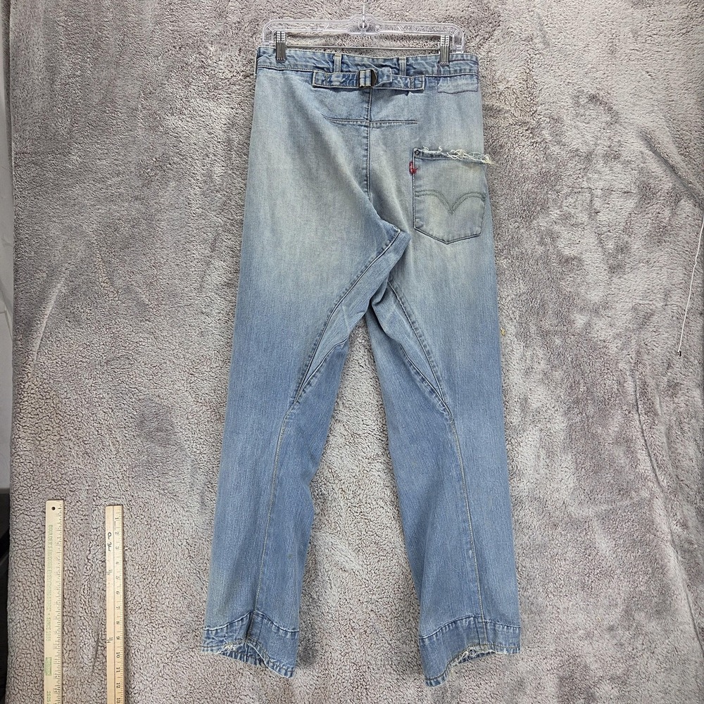 Vintage Levis Engineered Jeans Mens 30x32 Blue Twisted Buckle Back One Pocket